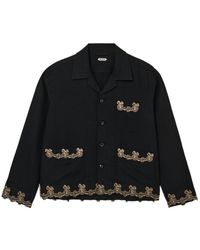 Bode - Long-Sleeved Wool Shirt - Lyst