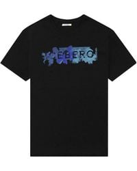 Iceberg - Round Collar Logo T-Shirt - Lyst