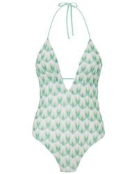 Missoni - Floral Patterned One Piece Swimsuit - Lyst