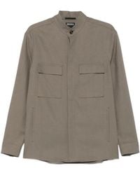 ZEGNA - High Neck Oasi Shirt Jacket - Lyst