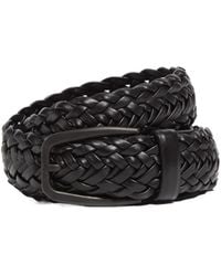 ZEGNA - Braided Buckle Belt - Lyst