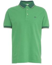 Etro - Logo Embroideried Polo Shirt - Lyst