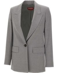 Max Mara - Studio Bolsena Single-Breasted Tailored Blazer - Lyst