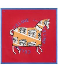 Celine - Turnout Foulard, 90 - Lyst