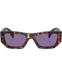 Prada - Eyewear Rectangular Frame Sunglasses - Lyst