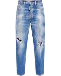 DSquared² - Boston Distressed Jeans - Lyst