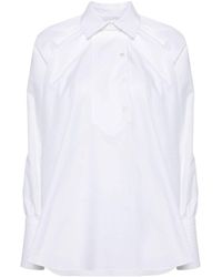 Patou - Artist Long Sleeved Gathered Blouse - Lyst