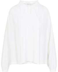 Giambattista Valli - Bow-Tie Silk Blouse - Lyst