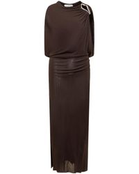 Lanvin - Cut-Out Detailed Crewneck Dress - Lyst