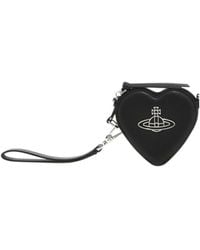 Vivienne Westwood - Orb Plaque Heart-Shaped Clutch Bag - Lyst