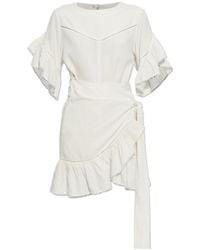 Isabel Marant - Isabel Marant Étoile Melicia Ruffled Mini Dress - Lyst