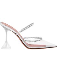 AMINA MUADDI - Logo High-Heeled Sandals - Lyst