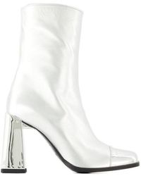 CAREL PARIS - Chunky Heel Short Boots - Lyst