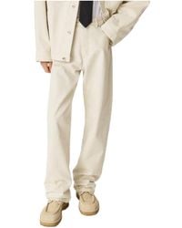 Bottega Veneta - Turned Up Hem Wide-Leg Jeans - Lyst