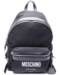 Moschino - Couture Logo Print Backpack - Lyst