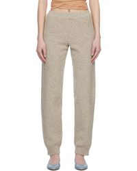 Baserange - Elastic Waist Casual Pants - Lyst
