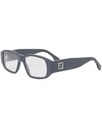 Fendi - Rectangle Glasses - Lyst