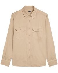 Tom Ford - Cotton And Linen-Blend Shirt - Lyst