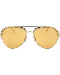 Tod's - Geometric Frame Sunglasses - Lyst