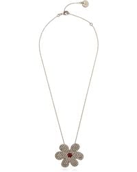 Marni - Floral Embellished Chained Necklace - Lyst