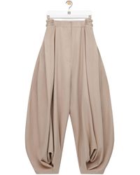 Loewe - Draped Trousers - Lyst