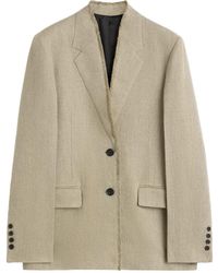 TOTEME - Totême Raw Lapel Jacket - Lyst