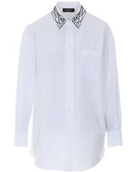 Fabiana Filippi - Beaded Collar Shirt - Lyst