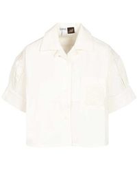 Loewe - Short Sleeve Denim Shirt - Lyst