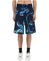 Versace Jeans Couture - Couture Baroque Print Shorts - Lyst