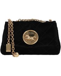 Chloé - Chloé Heritage Logo Plaque Quilted Small Shoulder Bag - Lyst