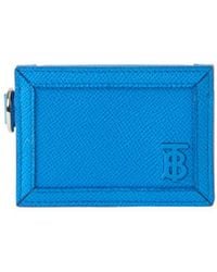 Burberry - Tb Logo-Plaque Card Case Lanyard - Lyst