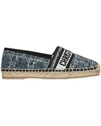 Dior - Round-Head Straw Shoes - Lyst