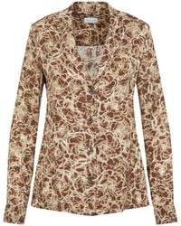 Dries Van Noten - All-Over Patterned Button-Up Shirt - Lyst