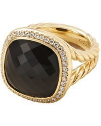 David Yurman - 18- Karat, Onyx And Diamond Ring - Lyst