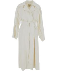 Quira - Belted Long-Sleeved Coat - Lyst