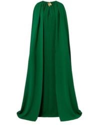 Oscar de la Renta - Cyclamen Silk-Blend Georgette Kaftan - Lyst