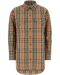 Burberry - Long Sleeved Checked Shirt - Lyst