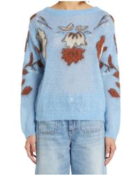 iBlues - Crew Neck Long Sleeve Sweater - Lyst