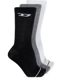 DIESEL - 3-Pack Skm-D-Crew-Light-Socks - Lyst