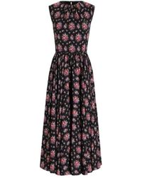 Dolce & Gabbana - Floral Midi Dress - Lyst