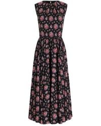 Dolce & Gabbana - Floral Midi Dress - Lyst