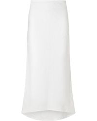 James Perse - Canvas Midi Skirt - Lyst