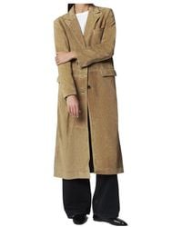 Arma - Alissa Single-Breasted Suede Coat - Lyst