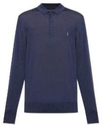 AllSaints - Mode Polo Sweater - Lyst
