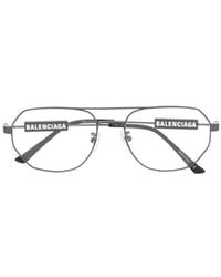 Balenciaga - Eyewear Geometric Optical Glasses - Lyst