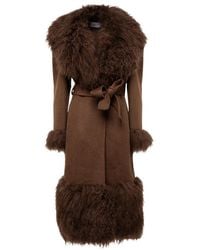 GIUSEPPE DI MORABITO - Tie Waist Long-Sleeved Coat - Lyst