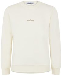 Stone Island - Dial Logo Sweatshirt - Lyst