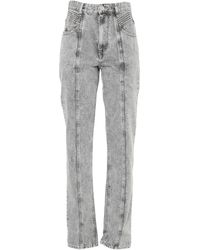 Isabel Marant - High-Waisted Straight-Leg Jeans - Lyst
