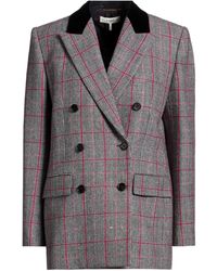 Chloé - Plaid Double- Blazer - Lyst