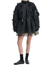 Cecilie Bahnsen - X Alpha Cb Ma-1 Floral-Appliqué Bomber Jacket - Lyst
